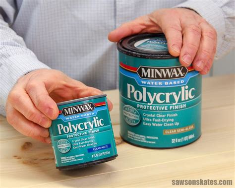 Polycrylic vs Polyurethane (Are They The Same?) | Saws on Skates®