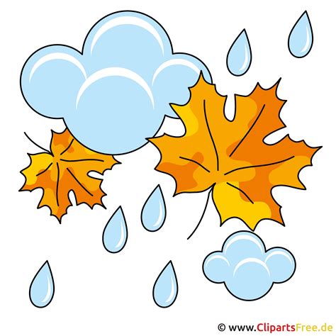 Imagens de outono - chuva clipart grátis