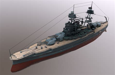 3D uss arizona battleship - TurboSquid 1228045