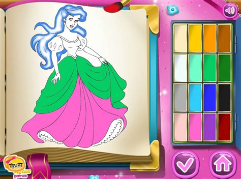 Princess Coloring Book - Play Online on Flash Museum 🕹️