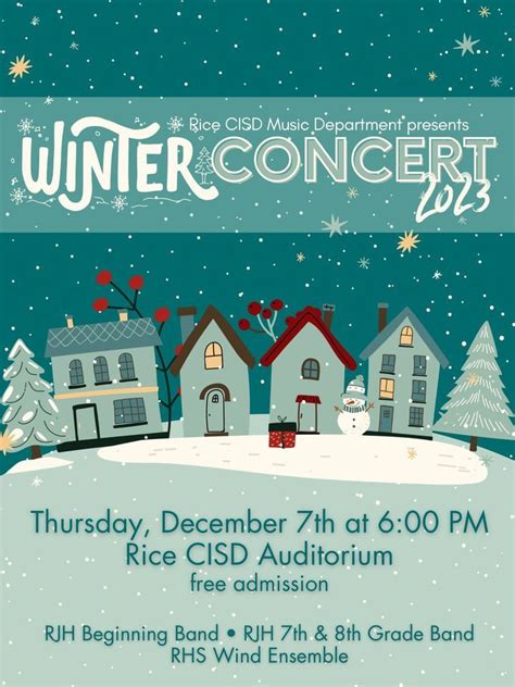 Rice Bands Christmas Concerts, Rice Consolidated High School, Altair ...