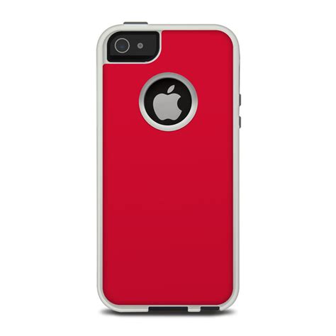 Solid State Red OtterBox Commuter iPhone 5 Skin - Covers OtterBox Commuter Series iPhone 5/5s ...