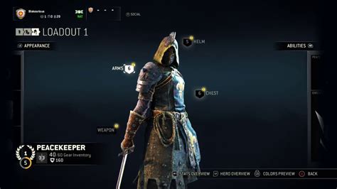 Peacekeeper Armor Guide - For Honor - YouTube