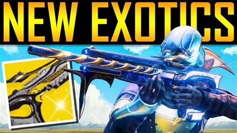 Destiny 2 - CRAZY NEW EXOTICS! New Exotic Quests! - YouTube