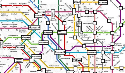 The Tokyo Subway Map by Walking Times | Tokyo Cheapo