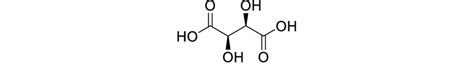 Structural formula of L(+) tartaric acid | Download Scientific Diagram