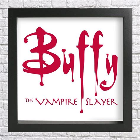 Buffy the Vampire Slayer logo, Buffy the Vampire Slayer-inspired Vinyl Wall Decal | Vampire ...