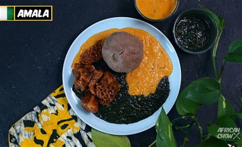 Nigerian Amala And Ewedu Soup - Agameals