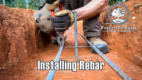 How To Install Rebar In Footings