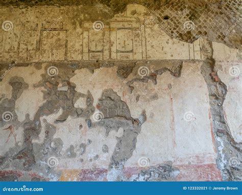 Archaeological Park of Baia, Architectural Details Stock Image - Image ...