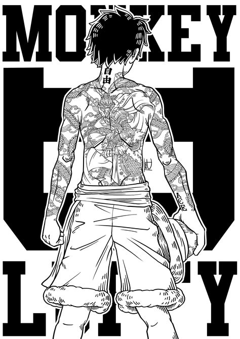 ONE PIECE / Tattoo - Monkey D. Luffy on Behance