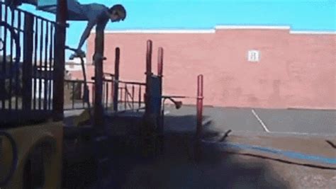 More Parkour Fails GIF - MoreParkour Fails Playground - Discover & Share GIFs