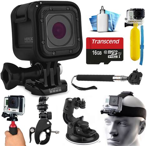 GoPro HERO5 Session HD Action Camera (CHDHS-501) with Extreme Sports Accessories Kit includes ...