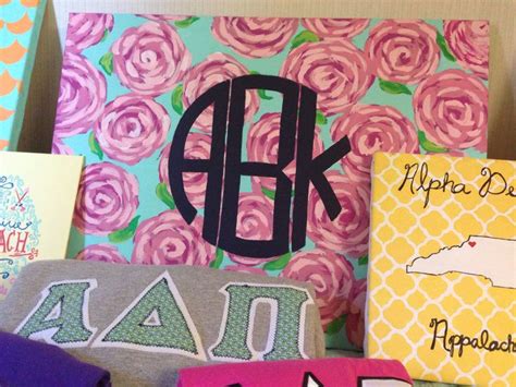 Monogrammed canvas | Crafts, Monogram canvas, Monogram