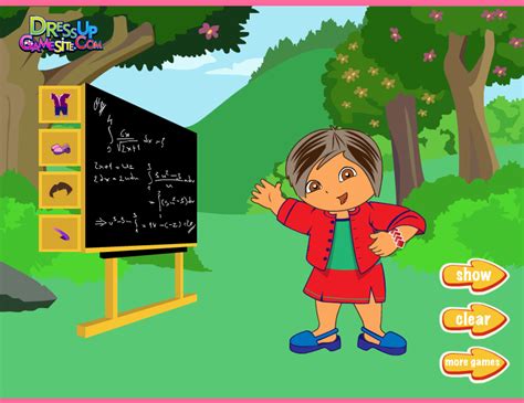 Teacher Dora Dress Up - Play Online on Flash Museum 🕹️