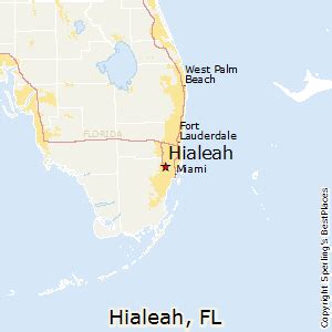 Map Of Hialeah Florida | Tourist Map Of English