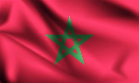 Morocco 3d flag 1228889 Vector Art at Vecteezy