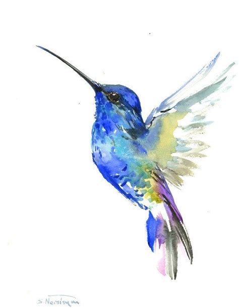 Image result for hummingbird art | Hummingbird painting, Watercolor ...