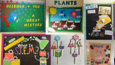 Science lab decoration ideas for School/Science bulletin board design ...