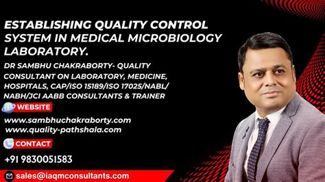 Establishing Quality control system in Medical Microbiology Laboratory ...