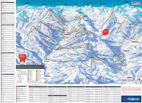 Saalbach, Austria Piste Map – Free downloadable piste maps.