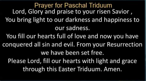 Paschal Triduum - ST. IGNATIUS ROMAN CATHOLIC CHURCH