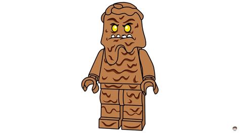 Lego Batman Clayface Minifigure