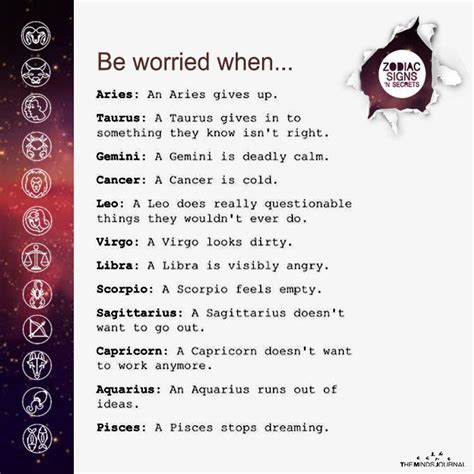 Signs Get Worried | Zodiac signs sagittarius, Zodiac signs funny, Zodiac signs aquarius