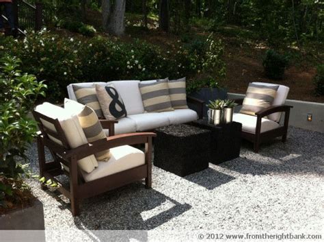 A Million Pictures from Two Green Homes | Home, Outdoor furniture sets, Gravel patio