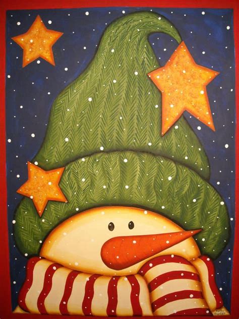 christmas folk art paintings | Click image to enlarge... | Christmas ...