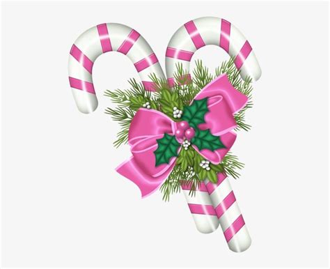 Download Candy Cane Clipart Pink - Pink Christmas Clipart PNG image for ...