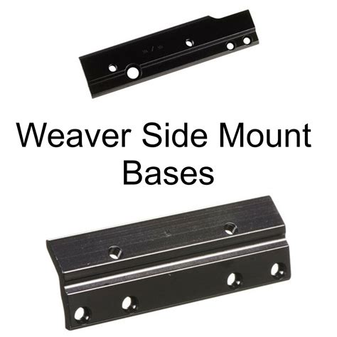 Weaver, Side Mount Bases, for Mauser, Remington, Sears, Savage ...