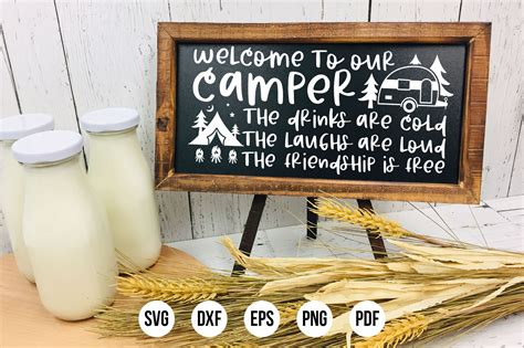 Camping SVG, Camping Sign SVG Graphic by CraftlabSVG · Creative Fabrica