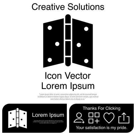 Hinge Icon EPS 10 8988152 Vector Art at Vecteezy