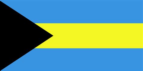 Flag of the Bahamas, 2009 | ClipArt ETC