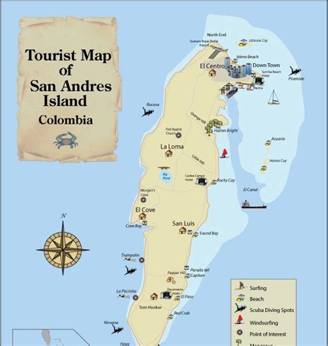 Digital Maps: Advanced Cartography: Final Project: Map of San Andres Island