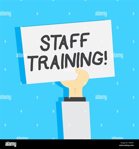 Handwriting text writing Staff Training. Conceptual photo program helps ...