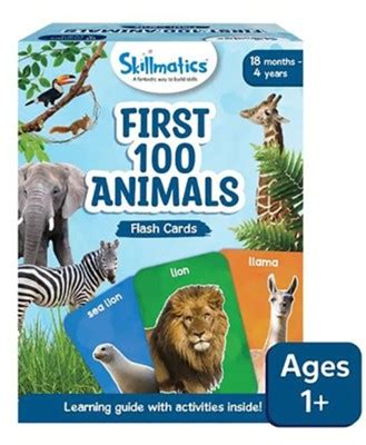 First 100 Animals Flash Cards - Christianbook.com