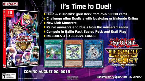 Yu-Gi-Oh! Legacy of the Duelist: Link Evolution boxart, pre-orders open