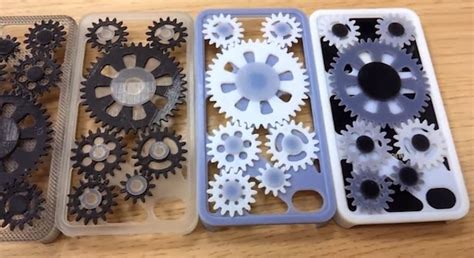 3D Printed iPhone Case with Moving Gears