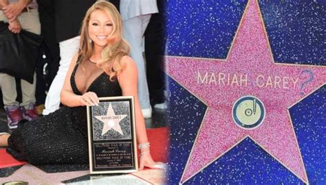 Mariah Carey's star gets vandalized on the Hollywood Walk of Fame - The ...