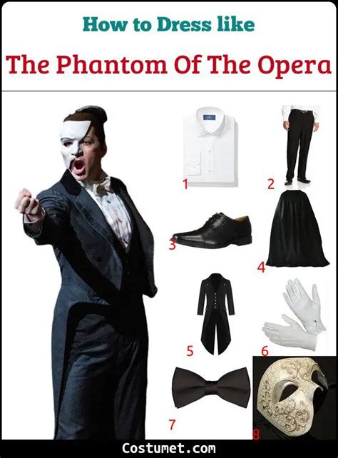 The Phantom of the Opera & Christine Costume for Cosplay & Halloween