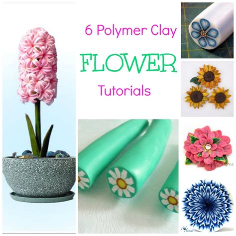 6 Polymer Clay Flower Tutorials – Polymer Clay