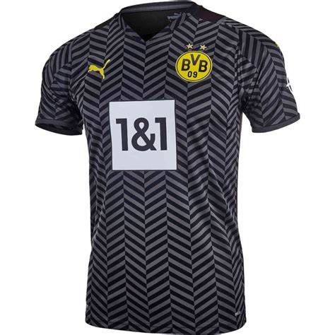 2021/22 PUMA Erling Haaland Borussia Dortmund Away Jersey - SoccerPro