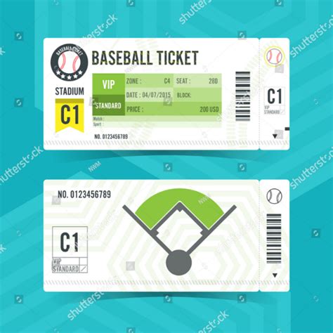 13+ Baseball Event Ticket Designs & Templates - PSD, AI, DOC, Pages, Publisher