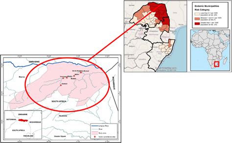 Map of the Vhembe District in Limpopo, South Africa | Download Scientific Diagram