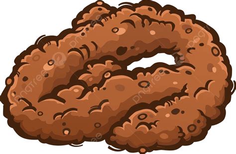 Coiled Up Poop Turd Cartoon Illustration Feces Butt Excrement Vector, Feces, Butt, Excrement PNG ...