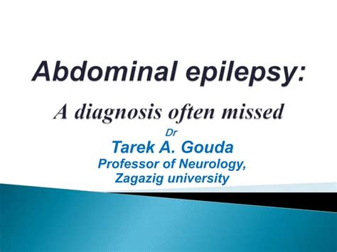 Abdominal epilepsy | PPT