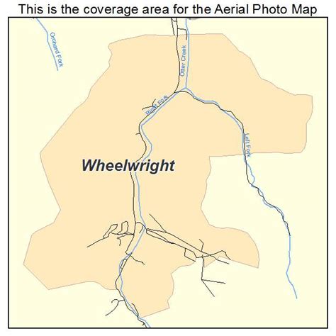 Aerial Photography Map of Wheelwright, KY Kentucky