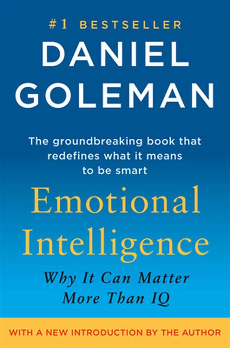 Emotional Intelligence by Daniel P. Goleman, Paperback, 9780553383713 ...